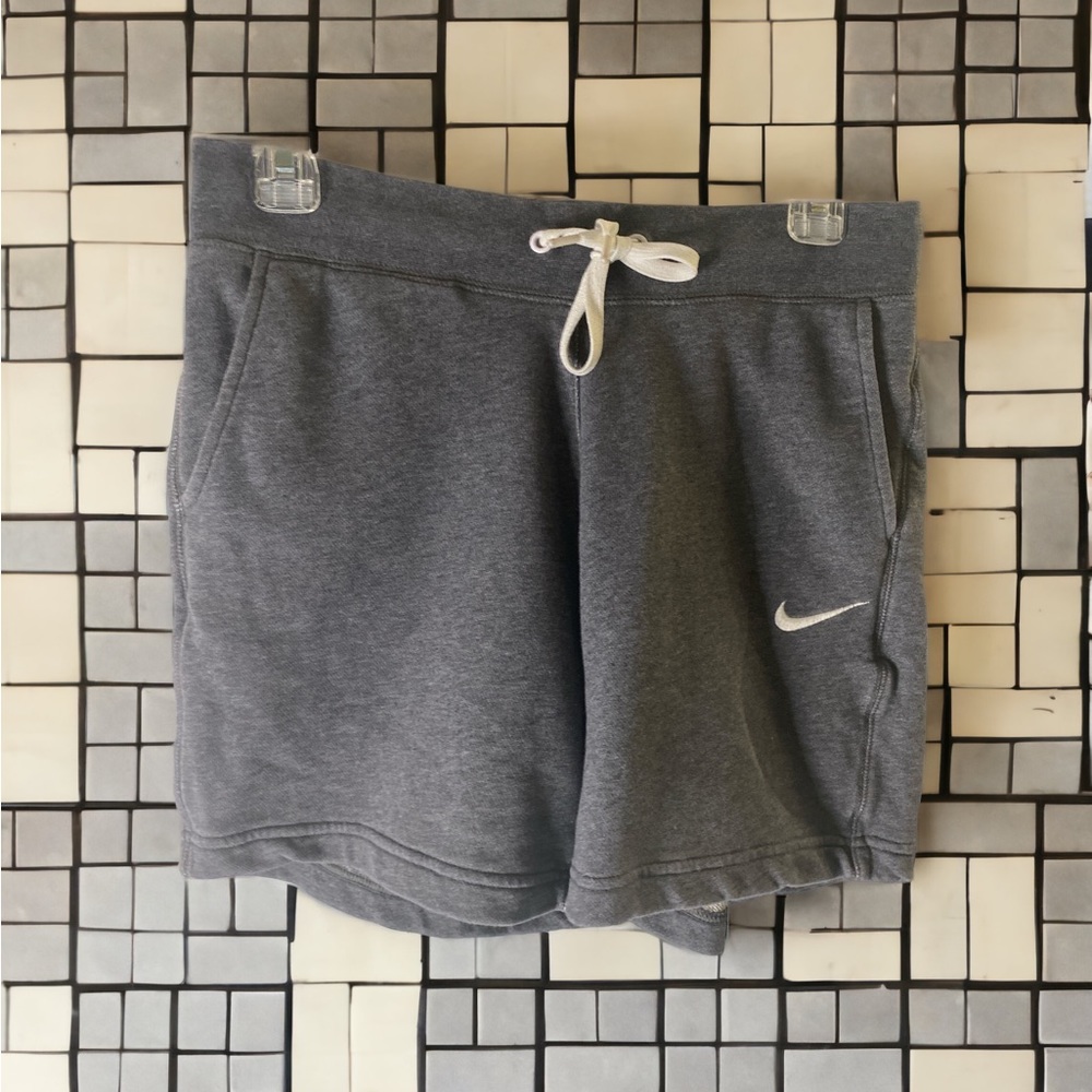 Nike Terry Tie‎ Front Shorts with pockets Gray SPH